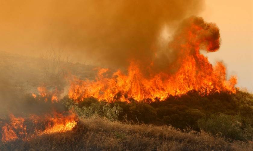Στις φλόγες η Ζάκυνθος: Τρεις πυρκαγιές σε εξέλιξη
