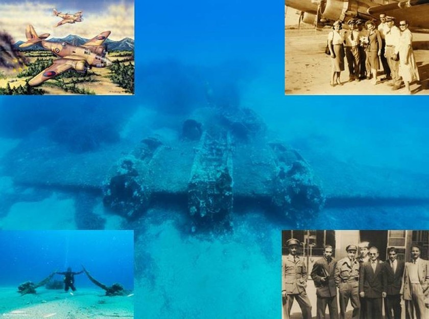 Μεγάλες εικόνες: Δείτε το βομβαρδιστικό «Martin Baltimore» στο βυθό της Ικαρίας