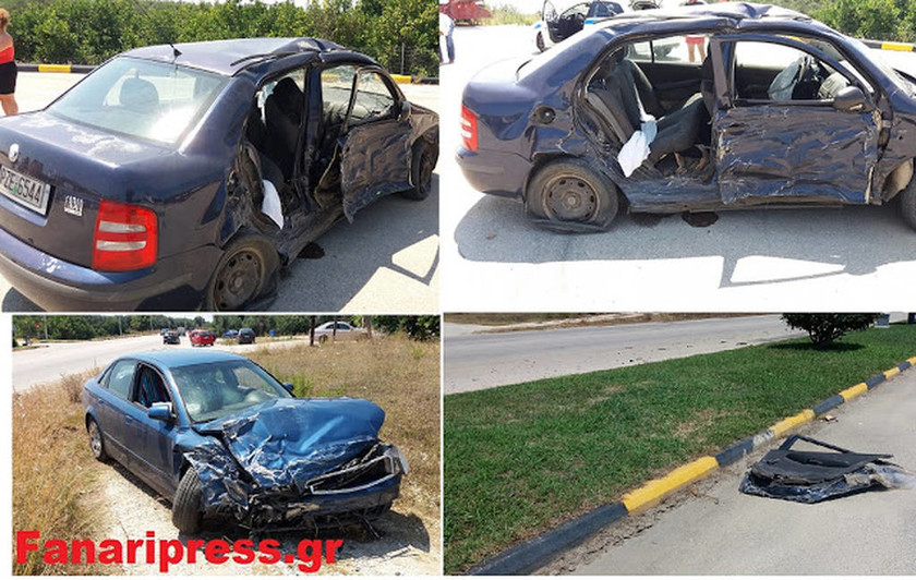 Σοβαρό τροχαίο στην Πρέβεζα: Εκσφενδονίστηκε από το όχημα επιβάτης! (pics&vid)