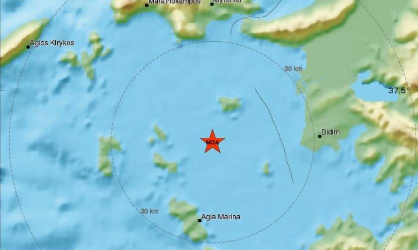 Νέος ισχυρός σεισμός 5,1 Ρίχτερ συγκλόνισε τα Δωδεκάνησα