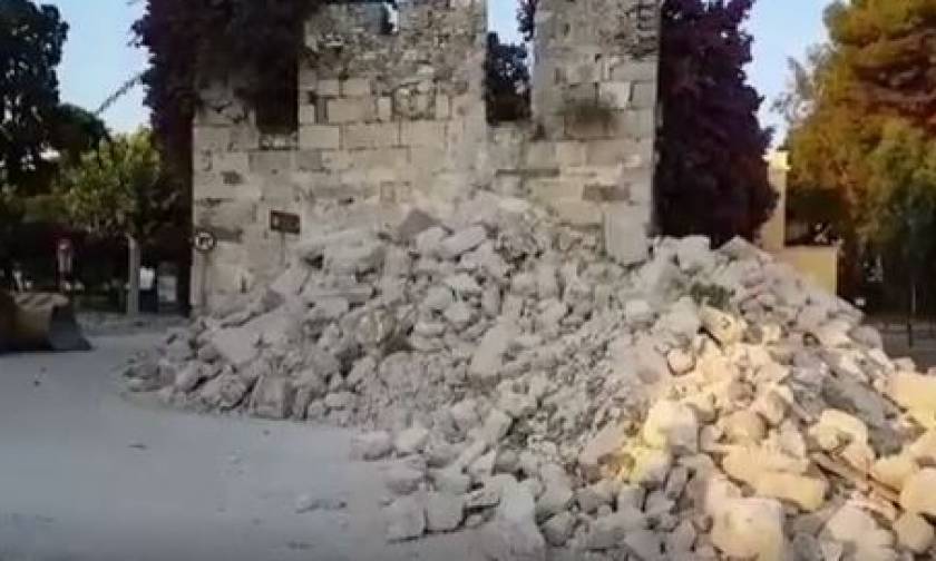 Σεισμός Κως - Βίντεο ντοκουμέντο: Σοκάρουν οι πρώτες εικόνες από το φονικό Εγκέλαδο