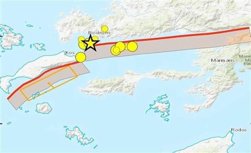 Σεισμός: Αυτό είναι το ρήγμα που ενεργοποιήθηκε στην Κω (pic)