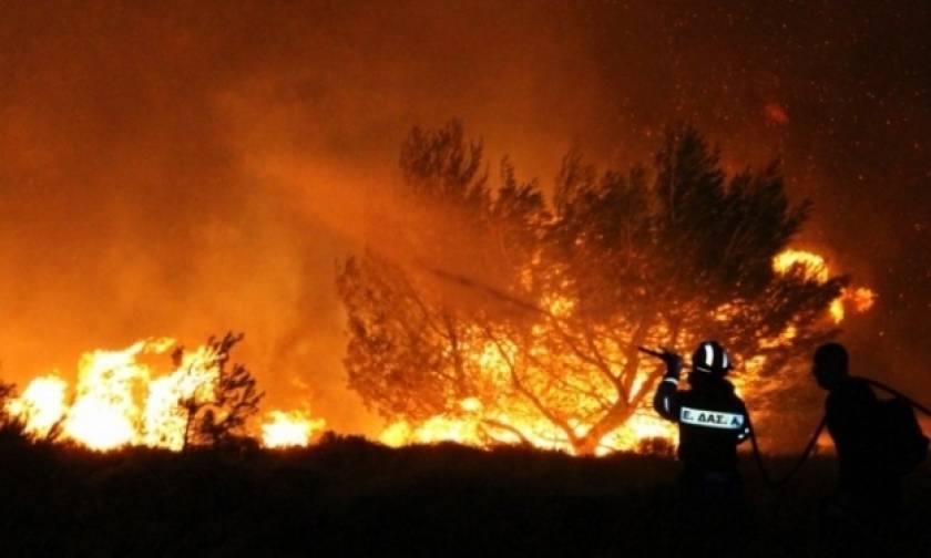 Ζάκυνθος: Μαίνεται η μεγάλη πυρκαγιά στο χωριό Λαγοπόδο