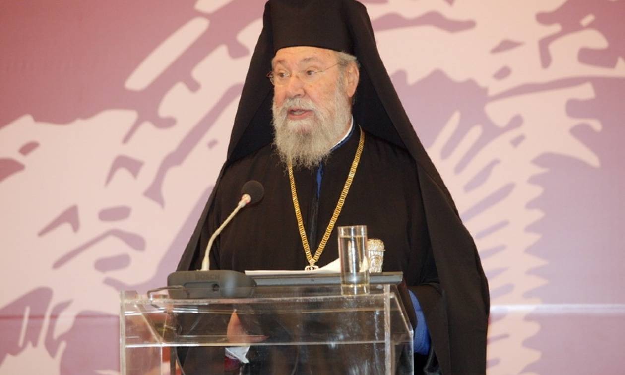 Κυπριακό: Τερματισμό των συνομιλιών προτείνει ο Αρχιεπίσκοπος Κύπρου Χρυσόστομος