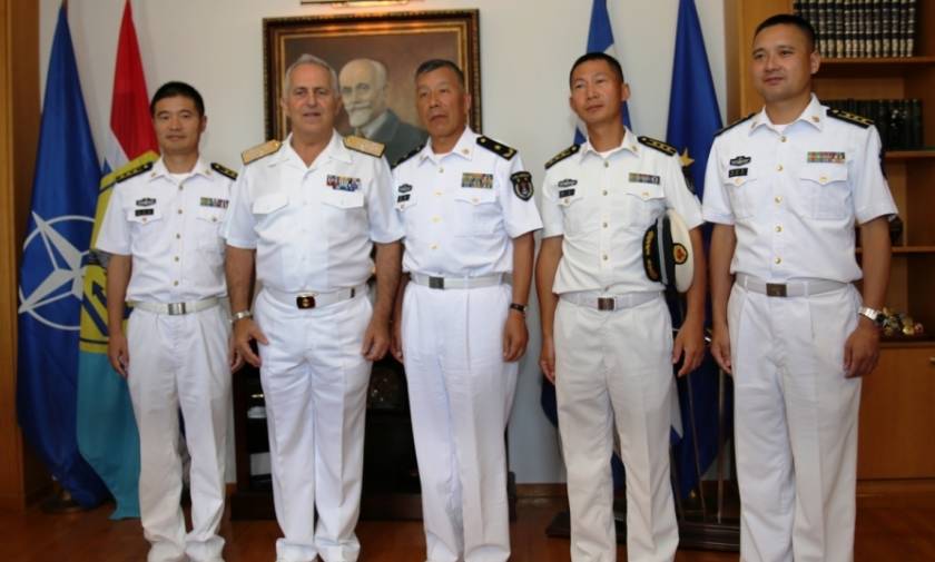 Συνάντηση Αρχηγού ΓΕΕΘΑ με Αξιωματικούς του Πολεμικού Ναυτικού της Κίνας