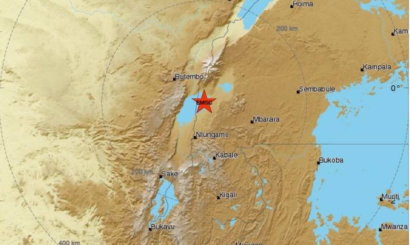 Ισχυρός σεισμός 5,3 Ρίχτερ στην Ουγκάντα