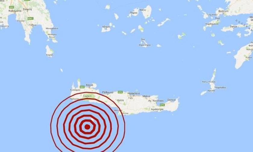 Moderate quake jolts Crete
