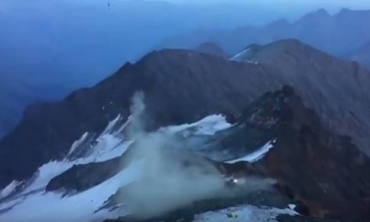 Συγκλονιστικό βίντεο: Ελικόπτερο διάσωσης συντρίβεται στις Άλπεις και σώζονται από θαύμα!