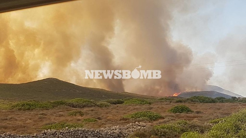 «Κόλαση» φωτιάς στα Κύθηρα: Τεράστια καταστροφή στο νησί - «Στάχτη» 20.000 στρέμματα