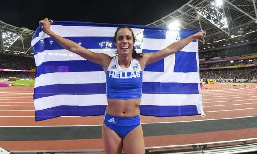 Katerina Stefanidis wins gold medal in World Championships in London