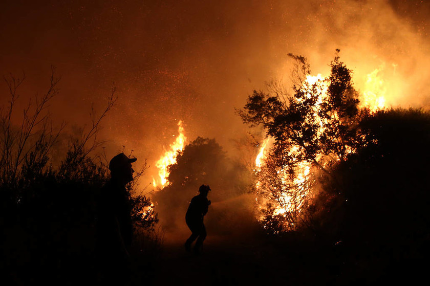 Φωτιά Κάλαμος: Βιβλική καταστροφή σε Κάλαμο και Βαρνάβα - Κάηκαν σπίτια