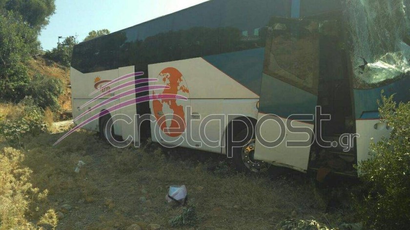 ΕΚΤΑΚΤΟ Κρήτη: Οι πρώτες σκληρές εικόνες από το τροχαίο με το λεωφορείο – Ένας νεκρός - 3 τραυματίες