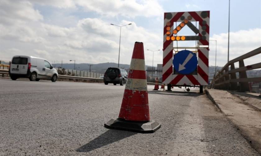 Προσοχή! Κυκλοφοριακές ρυθμίσεις στην εθνική οδό Θεσσαλονίκης-Αεροδρομίου