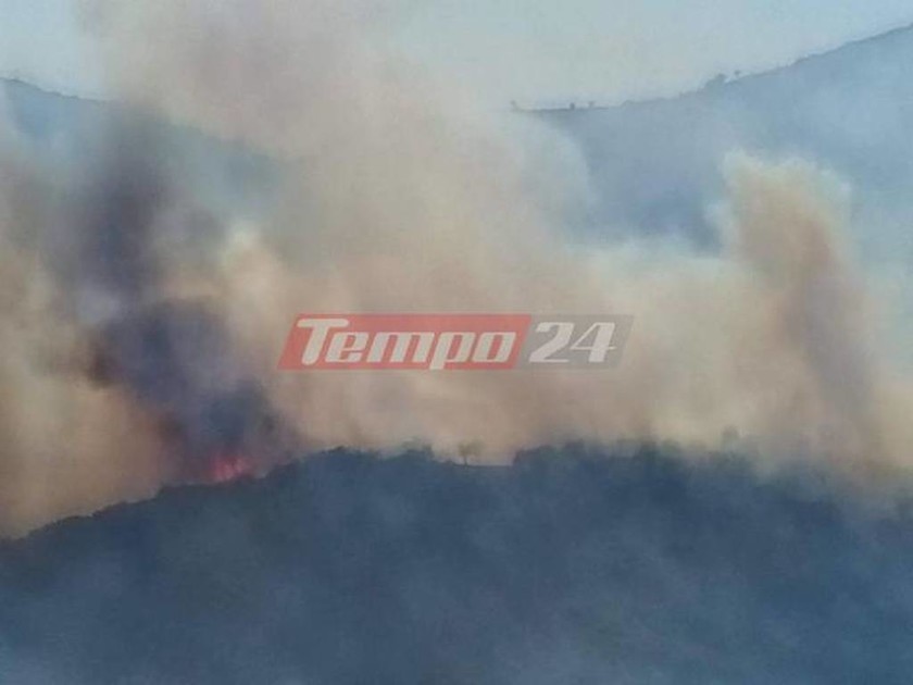 Φωτιά ΤΩΡΑ: Δύο πύρινα μέτωπα στην Αχαΐα - Έφτασαν κοντά σε μοναστήρι οι φλόγες (pics+vid)