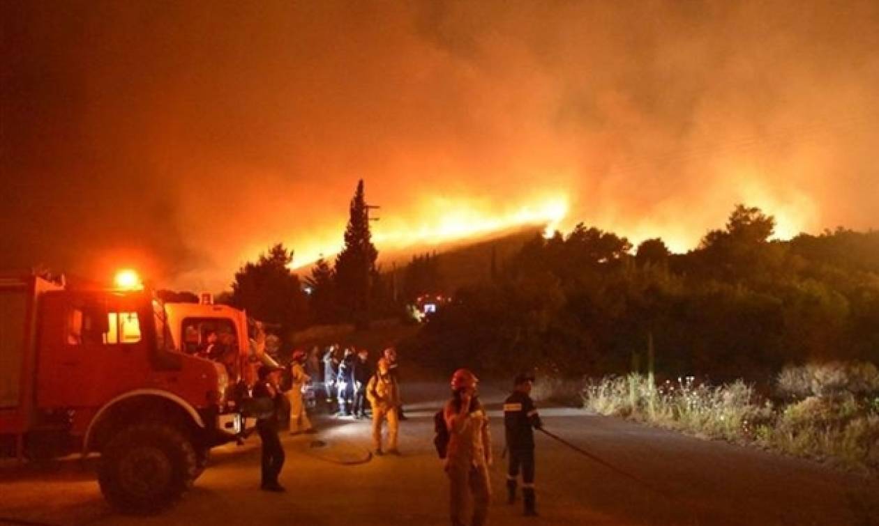 Φωτιά Ζάκυνθος: «Είναι έργο εμπρηστών», λέει ο δήμαρχος