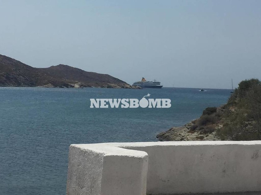 Blue Star Patmos: Αυτοψία στο πλοίο – Πότε θα ρυμουλκηθεί στην Ίο (pics)