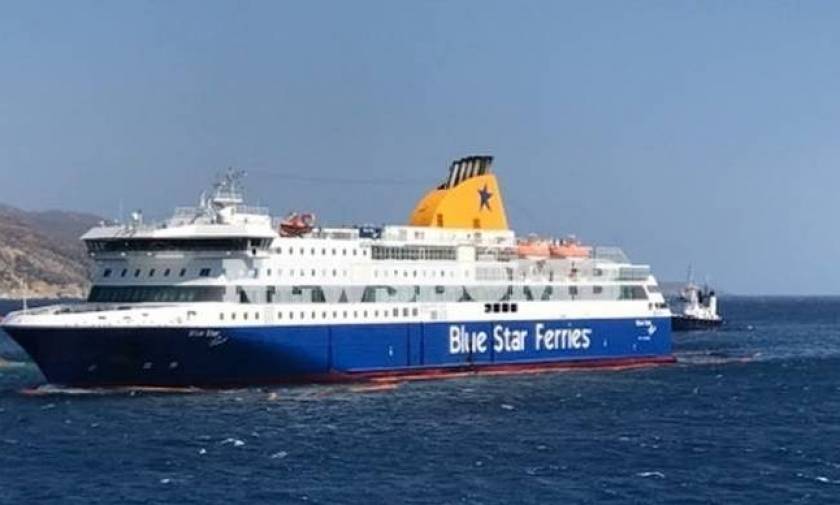 Salvage crews detach largest part of passenger ferry that ran aground in Ios