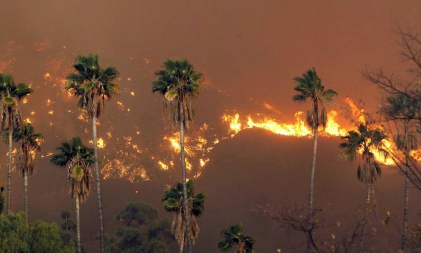 Τεράστια πυρκαγιά στο Λος Άντζελες: Εκκενώθηκαν περισσότερα από 500 σπίτια (vid)