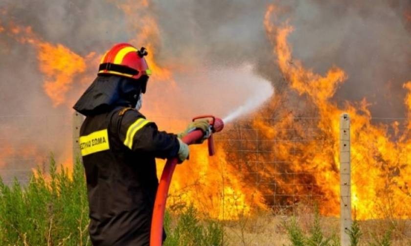 Φωτιά Live: Συναγερμός για μεγάλη πυρκαγιά κοντά σε σπίτια στον Κουβαρά