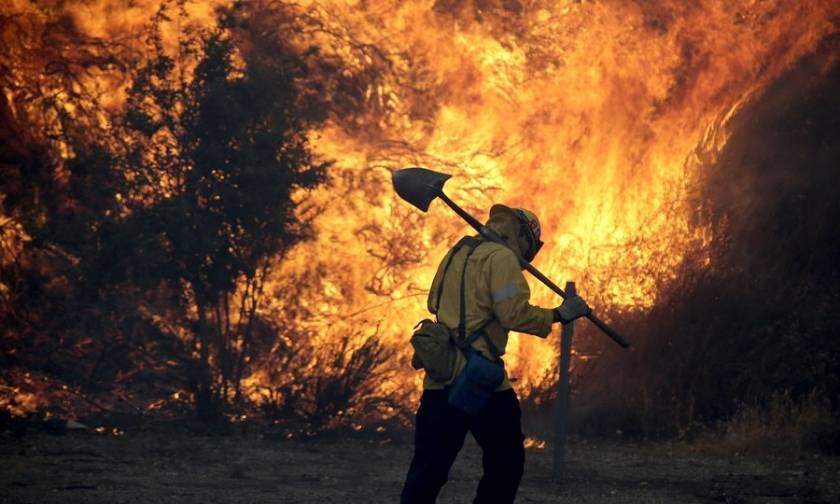 Χίλιοι πυροσβέστες στη μάχη με τις φλόγες στη μεγαλύτερη πυρκαγιά στην ιστορία του Λος Άντζελες