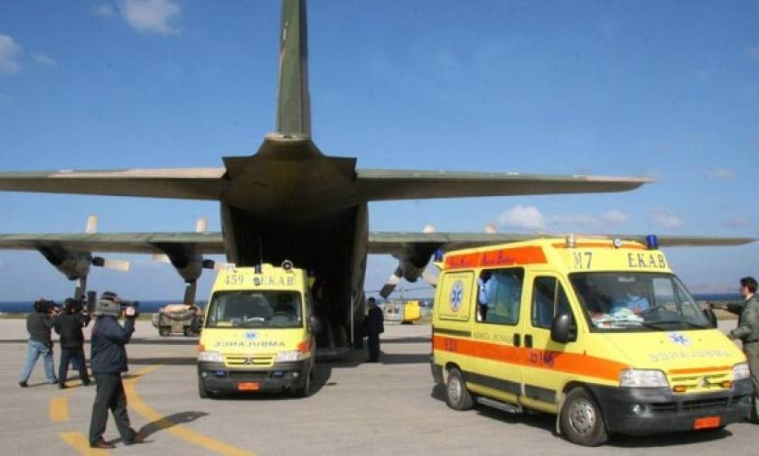 Τρεις αεροδιακομιδές ασθενών από και προς Κρήτη