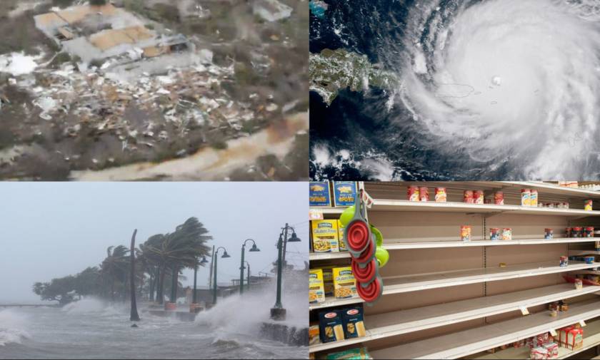Εικόνες απόλυτης καταστροφής στην Καραϊβική: Ο κυκλώνας Ίρμα «εξαφάνισε» δύο νησιά – 10 οι νεκροί