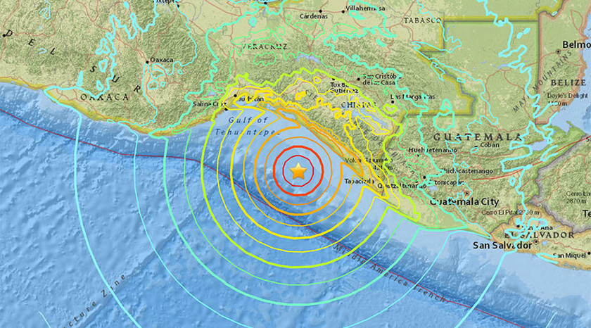Φονικός σεισμός 8,2 Ρίχτερ «ισοπέδωσε» το Μεξικό: Τουλάχιστον 15 νεκροί (Pics+Vids)