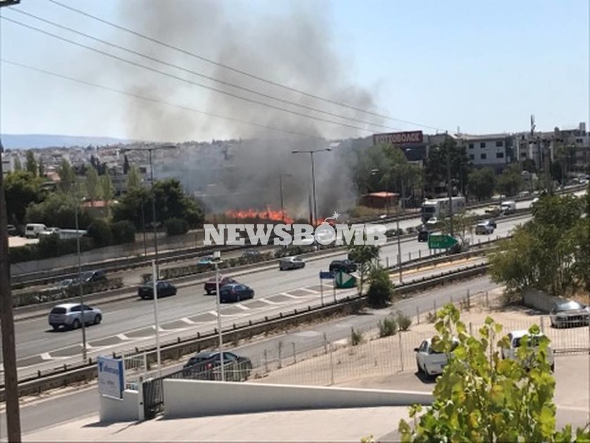 ΕΚΤΑΚΤΟ: Φωτιά ΤΩΡΑ στην Εθνική Οδό Αθηνών – Λαμίας
