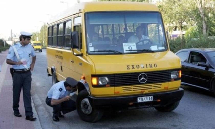 Δεκάδες παραβάσεις σε σχολικά λεωφορεία