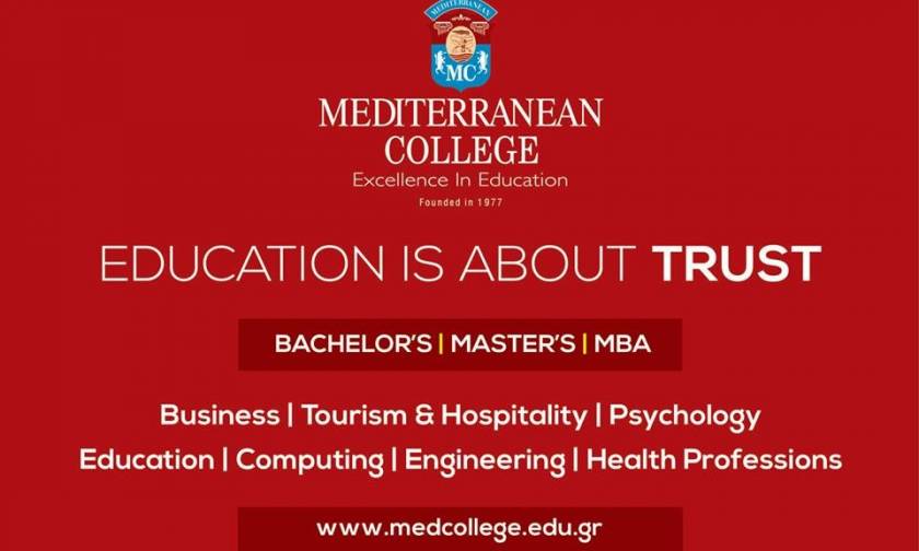 Το Mediterranean College γιορτάζει 40 έτη λειτουργίας και προσφέρει 200 υποτροφίες 50%