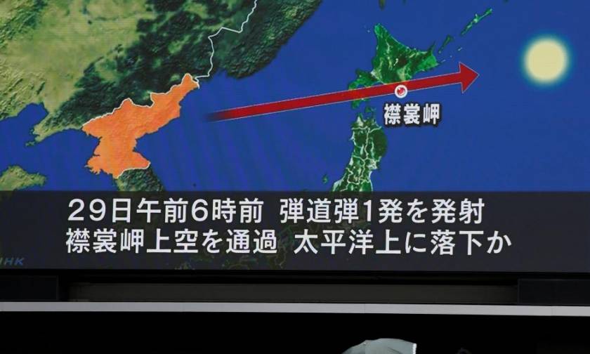 Διαφωνούν ΗΠΑ και Ιαπωνία στον τύπου του πυραύλου που εκτόξευσε η Βόρεια Κορέα