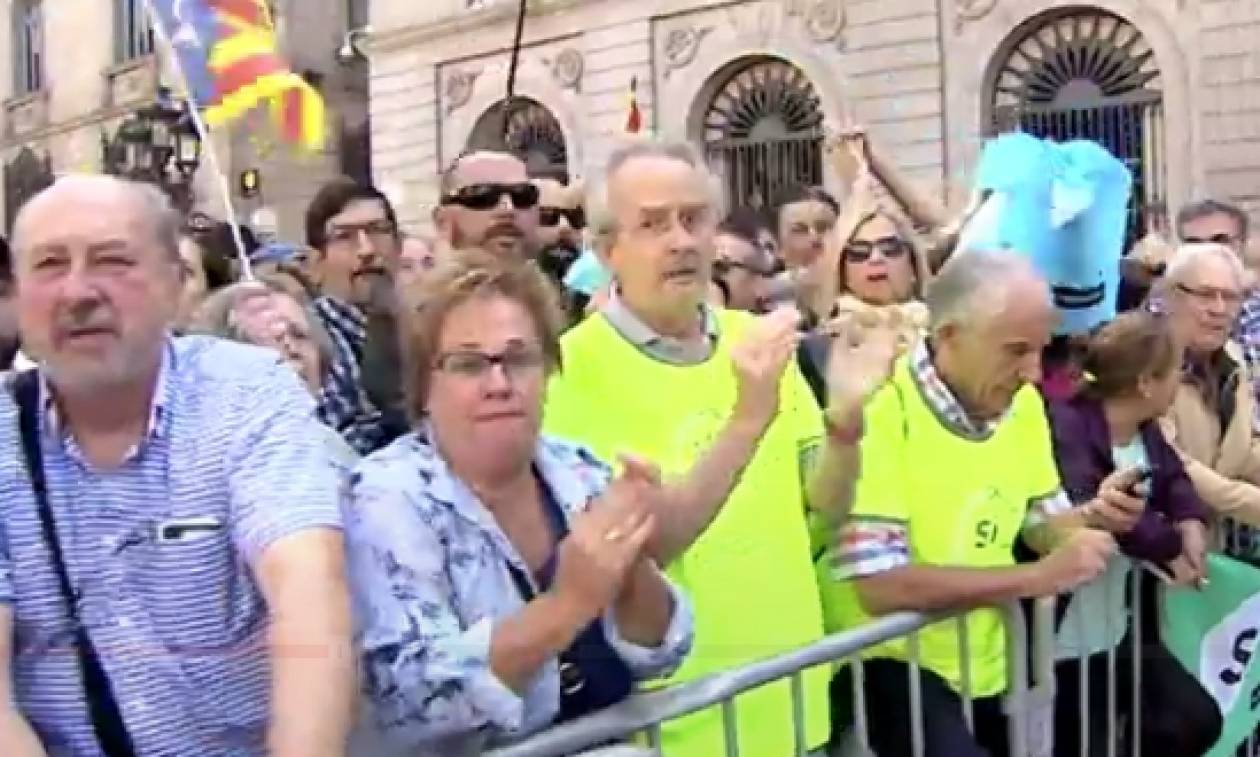 Ισπανία: Χιλιάδες διαδήλωσαν υπέρ του δημοψηφίσματος για την ανεξαρτησία της Καταλονίας
