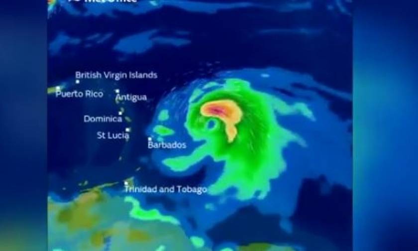 Ο κυκλώνας «Μαρία» νέα απειλή για την Καραϊβική (vid)