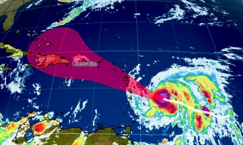 Κυκλώνας Μαρία: Έφτασε στην υψηλότερη κατηγορία και πλήττει τη Δομινίκα (vid)