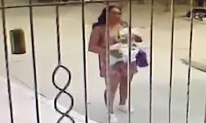 Βίντεο - ντοκουμέντο: Η ανατριχιαστική στιγμή που γυναίκα αρπάζει νεογέννητο από το νοσοκομείο