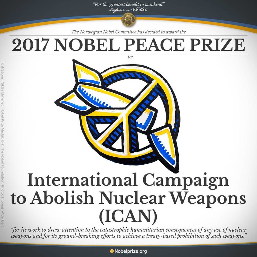 ΕΚΤΑΚΤΟ: Και το Νόμπελ Ειρήνης 2017 απονέμεται στη… (Vid)
