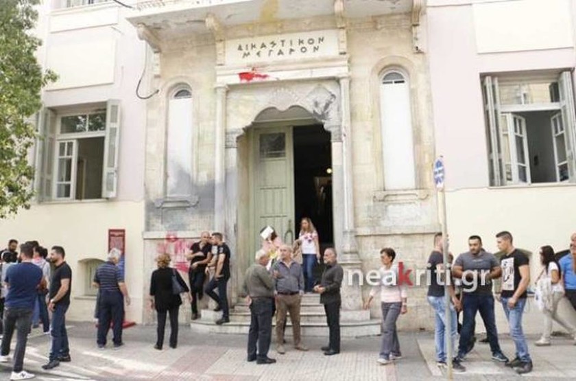Ηράκλειο: «Φρούριο» τα δικαστήρια υπό το φόβο βεντέτας για το διπλό φονικό–Μπήκαν από άλλες πόρτες