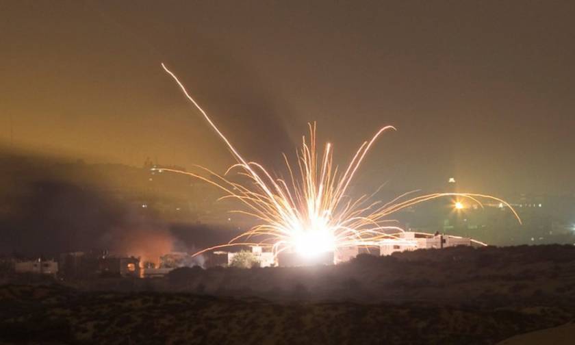 Ισραηλινό άρμα μάχης κατέστρεψε φυλάκιο της Χαμάς σε αντίποινα για την εκτόξευση ρουκέτας