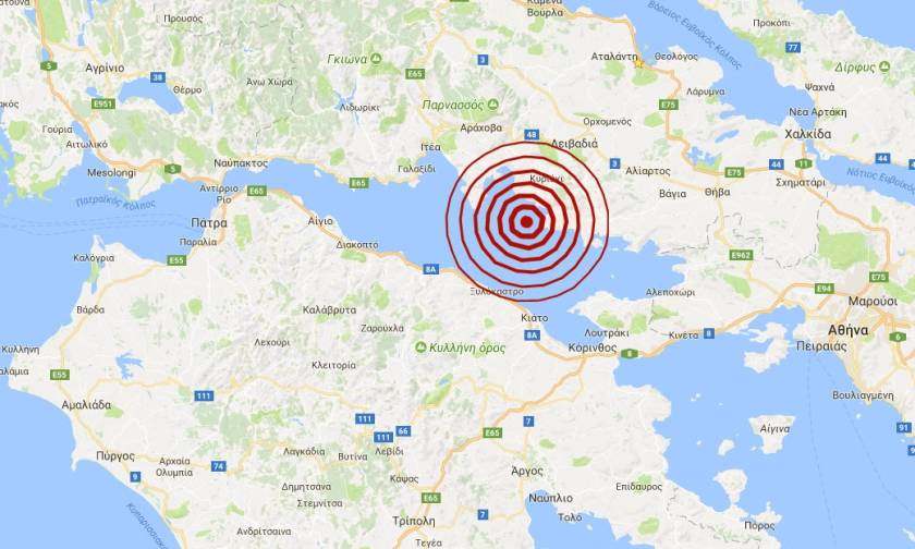 Σεισμός στον Κορινθιακό Κόλπο (pics)
