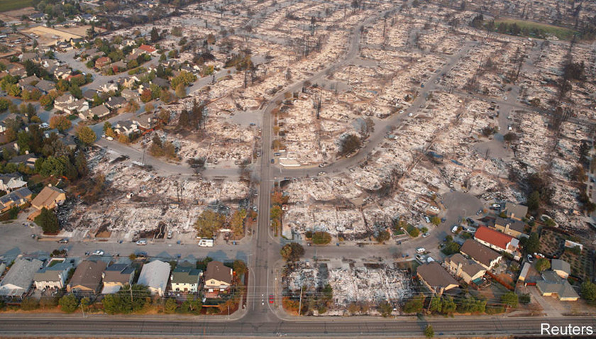 Πύρινος όλεθρος στην Καλιφόρνια: 31 νεκροί, εκατοντάδες αγνοούμενοι