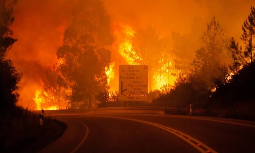 Χάος και ιστορικό ρεκόρ στην Πορτογαλία - Τουλάχιστον 440 πυρκαγιές σημειώθηκαν την Κυριακή!