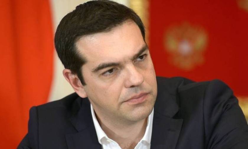 Tsipras participating in Party of European Socialists meeting in Brussels