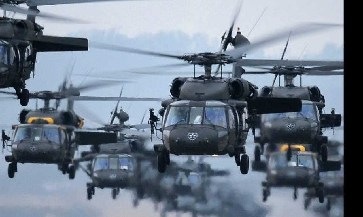 Αλεξανδρούπολη: Γιατί προσγειώθηκε σμήνος πολεμικών ελικοπτέρων (Black hawk) στο αεροδρόμιο (vid)
