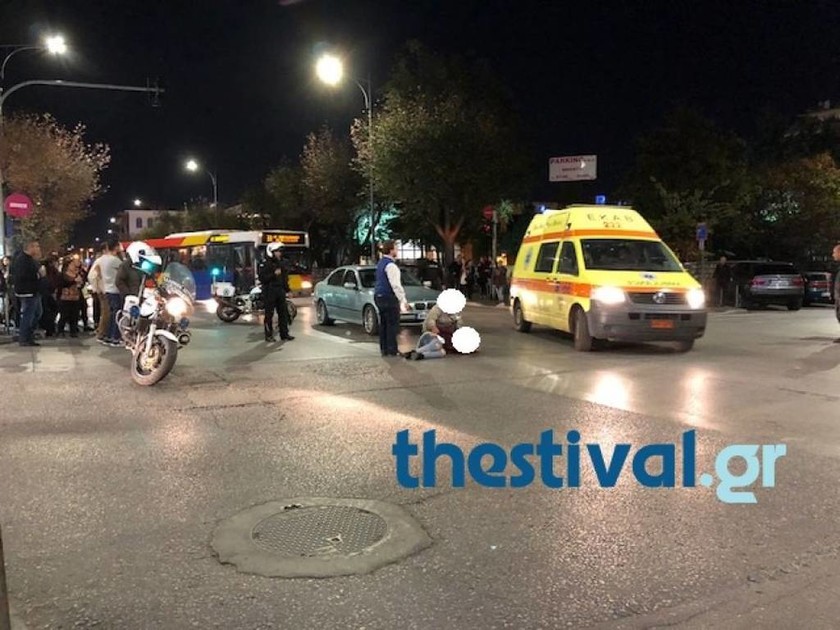 Αυτοκίνητο παρέσυρε και τραυμάτισε 13χρονη στο κέντρο της Θεσσαλονίκης (pics)