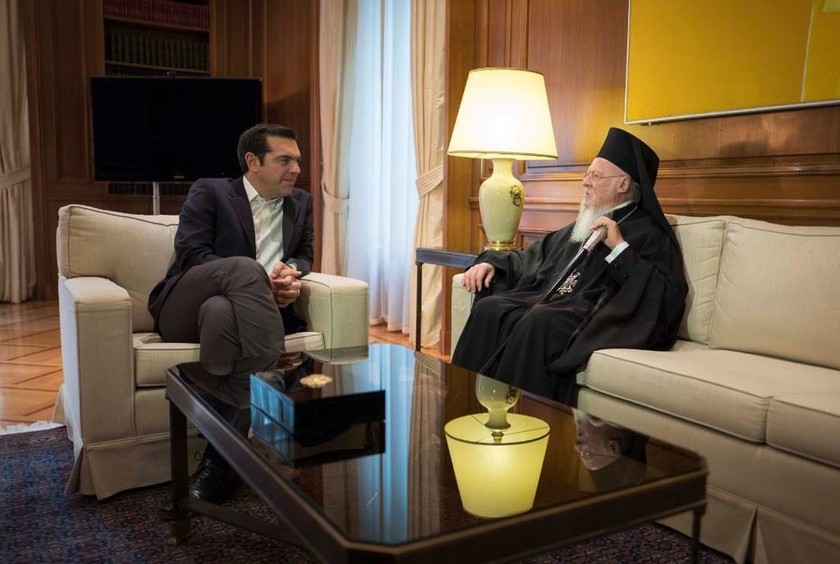 Συνάντηση Τσίπρα με τον Οικουμενικό Πατριάρχη Βαρθολομαίο: Τι ανάρτησε ο πρωθυπουργός στο Twitter