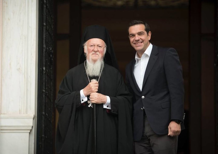 Συνάντηση Τσίπρα με τον Οικουμενικό Πατριάρχη Βαρθολομαίο: Τι ανάρτησε ο πρωθυπουργός στο Twitter