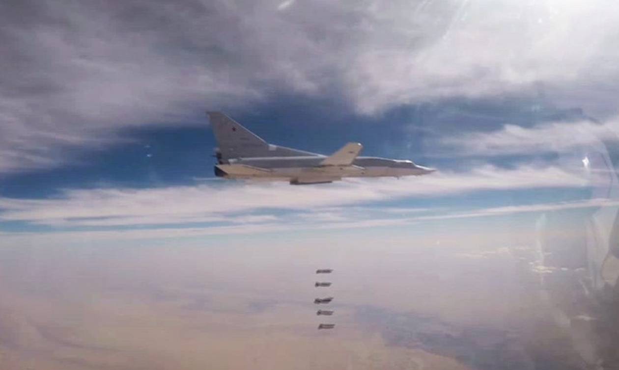 Ρωσικά βομβαρδιστικά «σφυροκοπούν» θέσεις του ISIS στη Συρία