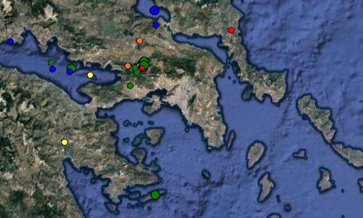 Νέος σεισμός στη Θήβα - Ταρακουνήθηκε πάλι η Αθήνα