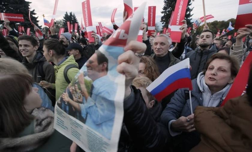 Ρωσία: Συλλήψεις εκατοντάδων διαδηλωτών κατά του Πούτιν