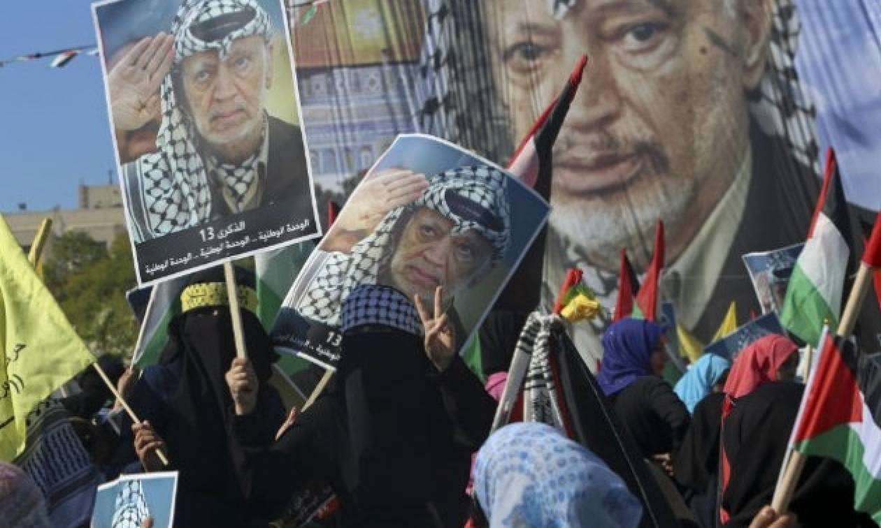 Γάζα: Μαζική συγκέντρωση στη μνήμη του Γιάσερ Αραφάτ